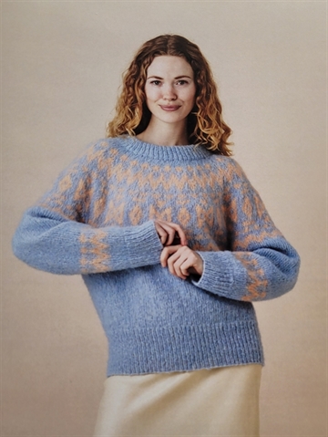 Sally Mønsterstrikket sweater